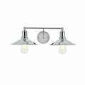 Cling Etude 2 Light Chrome Wall Sconce CL3477483